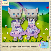 Dinkie * Sweetie cat dress and sandals * 2