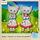 Dinkie * Sweetie cat dress and sandals * 5