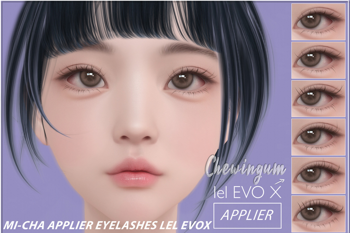 Chewingum MI-CHA APPLIER EYELASHES LEL EVOX BOX