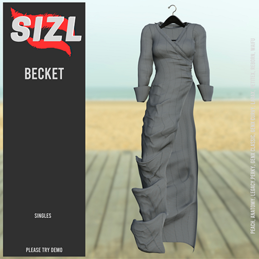 SIZL BECKET DRESS GREY [UNPACK]