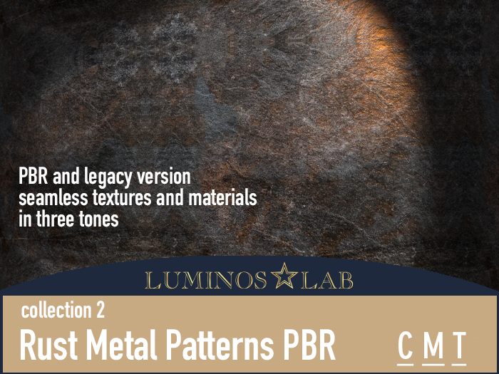 LL Rust Metal Pattern PBR (collection 2) Full Perm