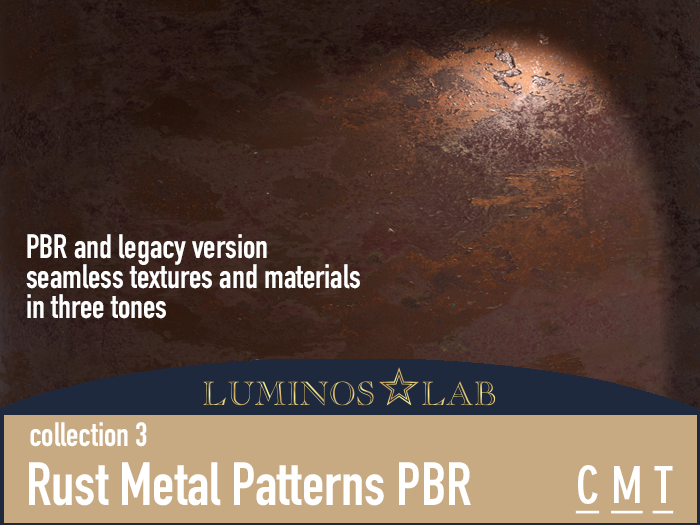 LL Rust Metal Pattern PBR (collection 3) Full Perm