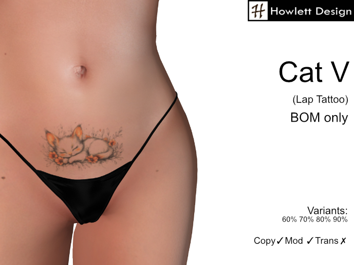 [HDesign] Cat V (Lap Tattoo)
