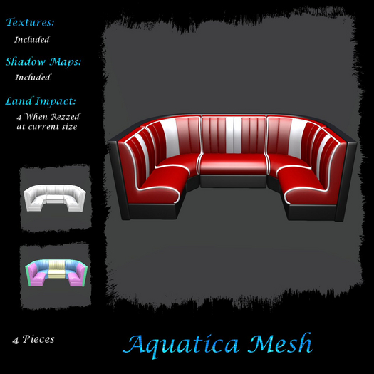 Aquatica Mesh - AM025989 Square Booth