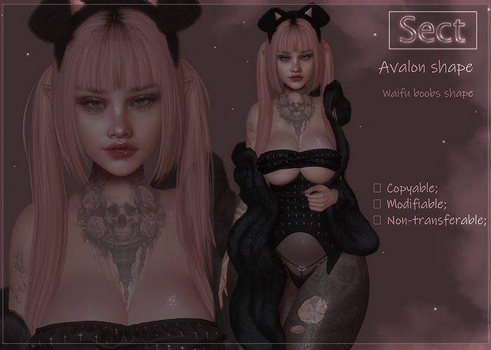 -SECT-!!!Meki shape for LeLUTKA Avalon Head 4.0