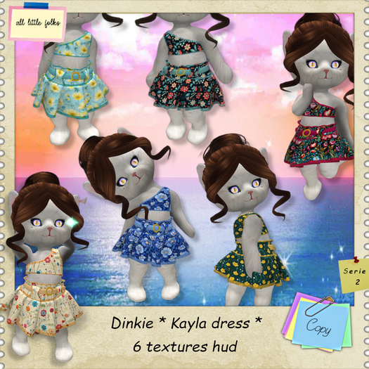 Dinkie * Kayla dress * serie 2 with hud