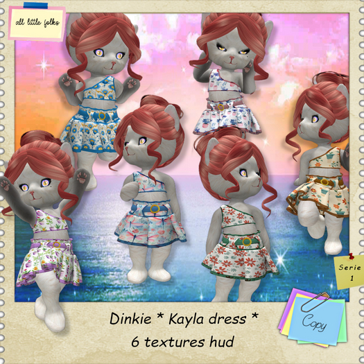 Dinkie * Kayla dress * serie 1 with hud