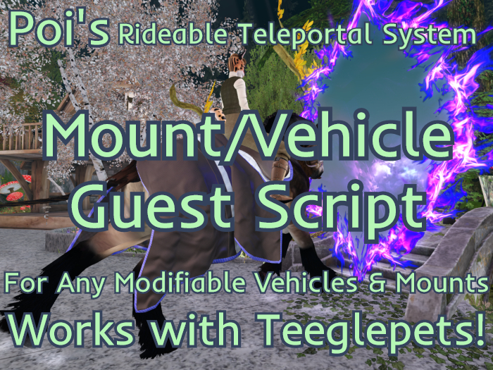 [poi] RTP - Mount/Vehicle Guest Scripts