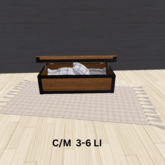 Teak Chest w/rug