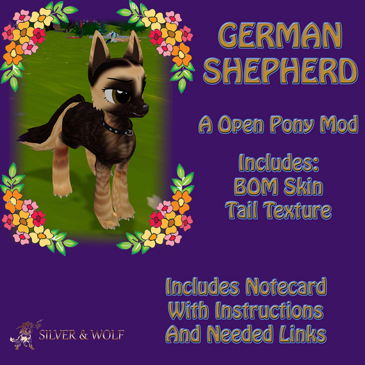 (S & W) German Shepherd - Open Pony Mod