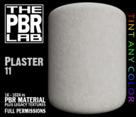 The PBR Lab - Plaster 11 - PBR Material & 3D Textures