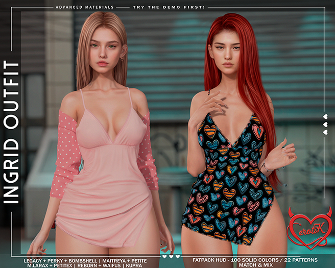 [erotiK] Ingrid Outfit FATPACK
