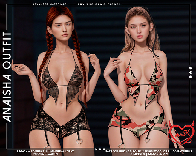 [erotiK] Anaisha Outfit FATPACK