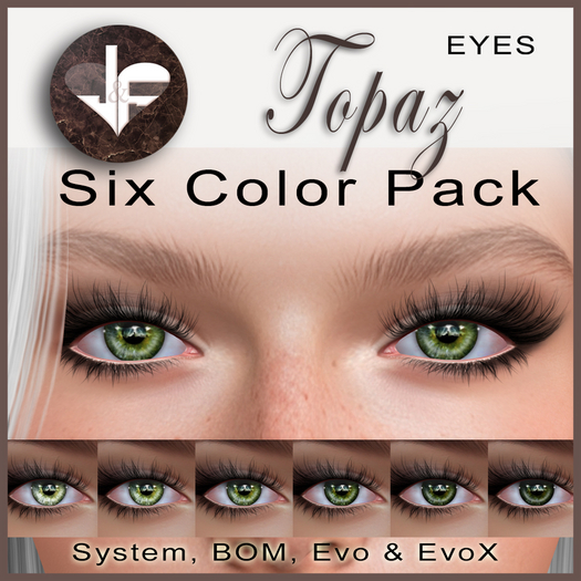 January ~ Eyes Topaz Green Fatpack