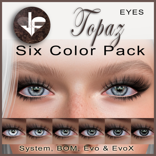 January ~ Eyes Topaz Gray Fatpack