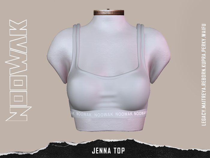 [ NOOWAK ] Jenna Top - White 