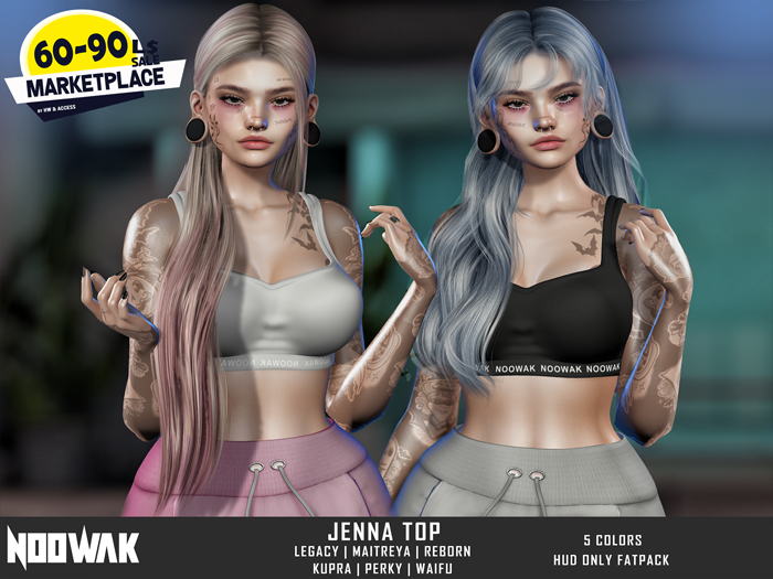 [ NOOWAK ] Jenna Top - Fatpack 