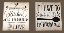 Kitchen Wall Decor -Canvas Artwork-