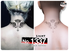 (Neck Tattoo) No.1337 Light