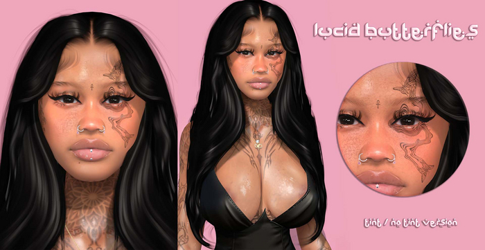 S. Lucid Butterflies Tattoo
