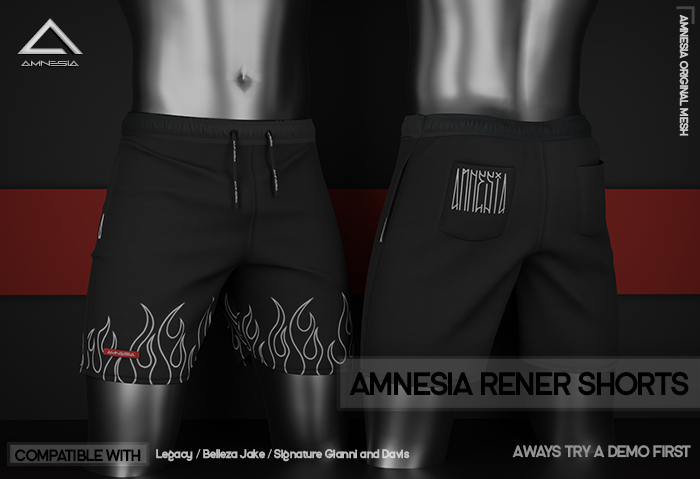 # AMNESIA - Rener Shorts - FATPACK