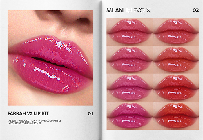 MILANI - "FARRAH V2" LIP KIT / DEMO