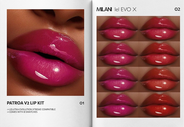MILANI - "PATROA V2" LIP KIT / FATPACK
