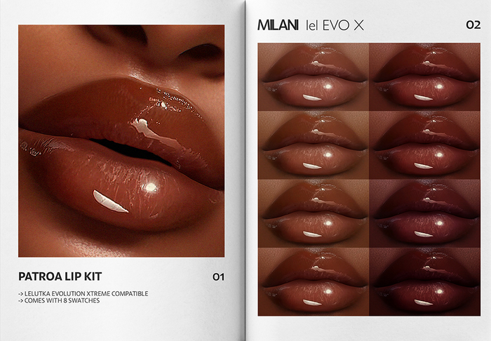 MILANI - "PATROA" LIP KIT / FATPACK