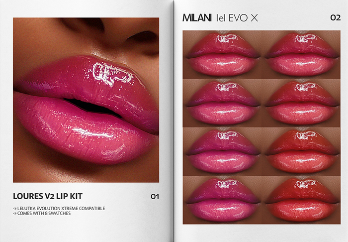 MILANI - "LOURES V2" LIP KIT / DEMO