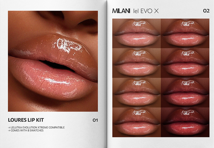 MILANI - "LOURES" LIP KIT / FATPACK