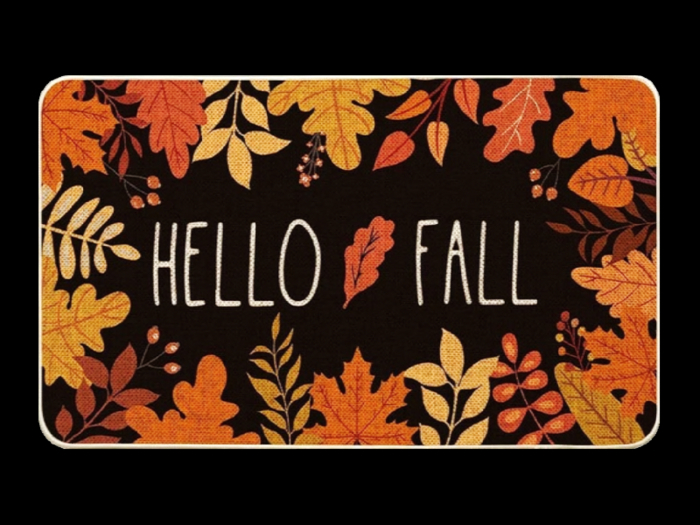 *6KW* FULL PERM Fall Four Welcome Mat Texture #5