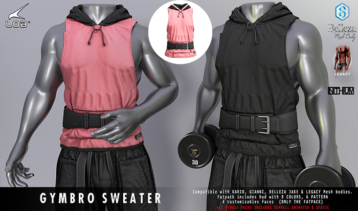 [LOB] GYMBRO SWEATER - PINK