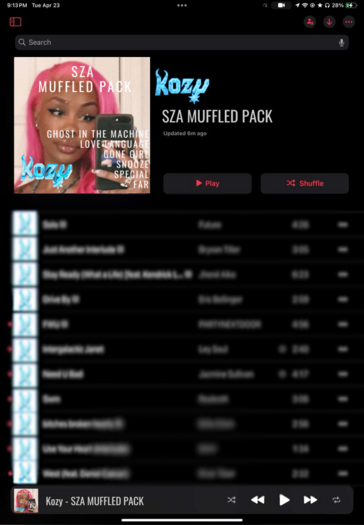 Kozy - SZA Muffled Pack
