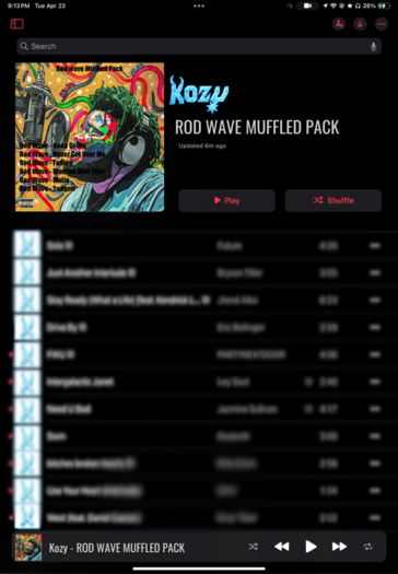 Kozy - Rod Wave Muffled Pack