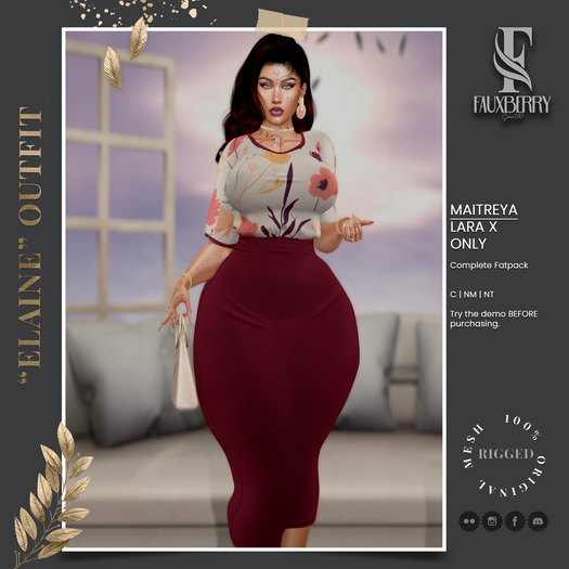 [HAUS of FAUXBERRY] "ELAINE" Outfit - [LARAX]