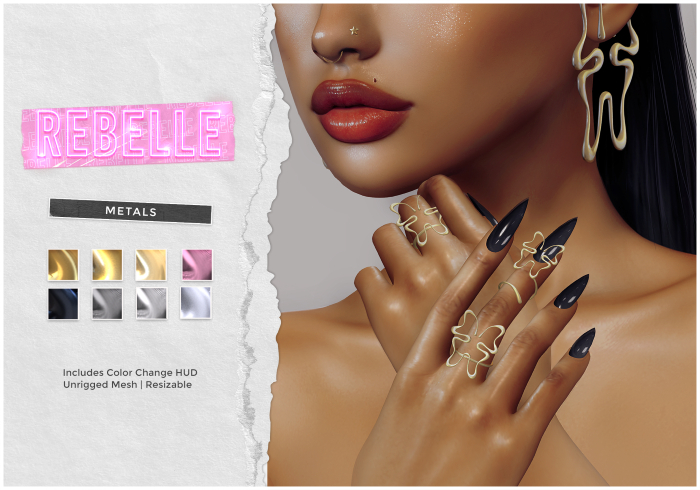 Rebelle - Butterfly Rings