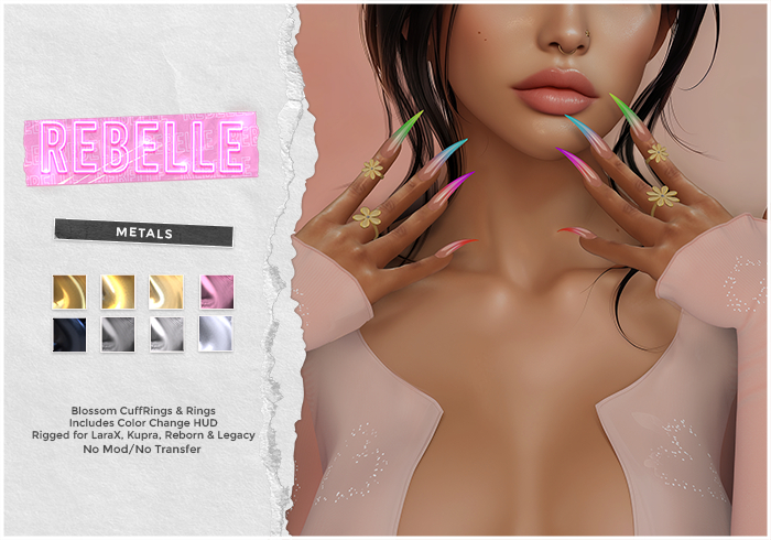 Rebelle - Blossom Rings