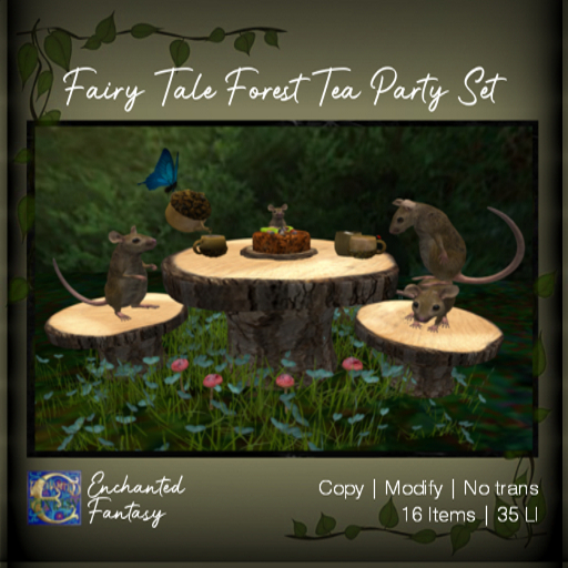 Fairy Tale Forest Tea Party Set