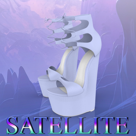 Arctic White Echo Heels LEGACY