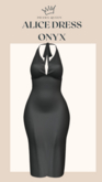 DRAMA QUEEN Alice Dress - Onyx (ADD)