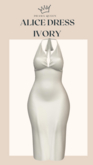DRAMA QUEEN Alice Dress - Ivory (ADD)