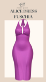 DRAMA QUEEN Alice Dress - Fuschia (ADD)