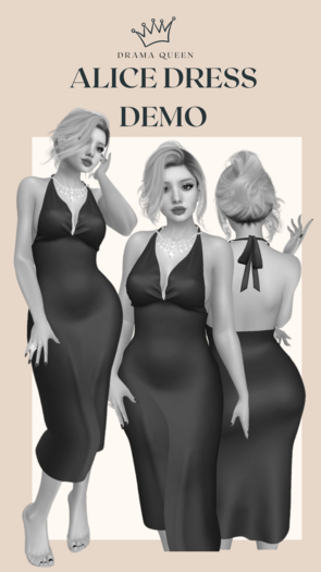 DRAMA QUEEN Alice Dress - DEMO (ADD)