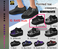 8. maitreya [Gild] Pointed toe creepers crocodile BOX - SALE !