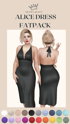 DRAMA QUEEN Alice Dress - FATPACK (ADD)