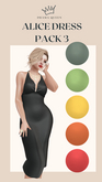 DRAMA QUEEN Alice Dress - Pack 3 (ADD)