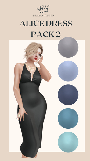 DRAMA QUEEN Alice Dress - Pack 2 (ADD)