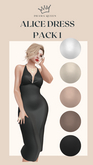 DRAMA QUEEN Alice Dress - Pack 1 (ADD)
