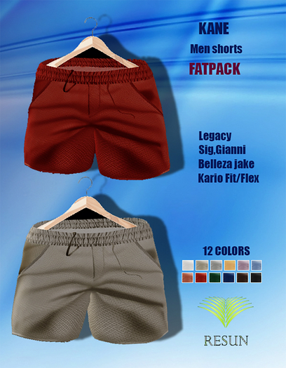 Res_Kane Mens Shorts Fatpack