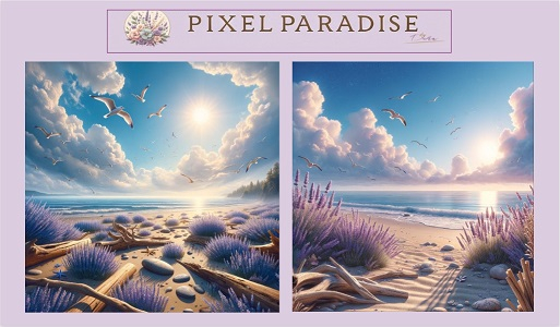 PIXEL PARADISE - Lavender Delight